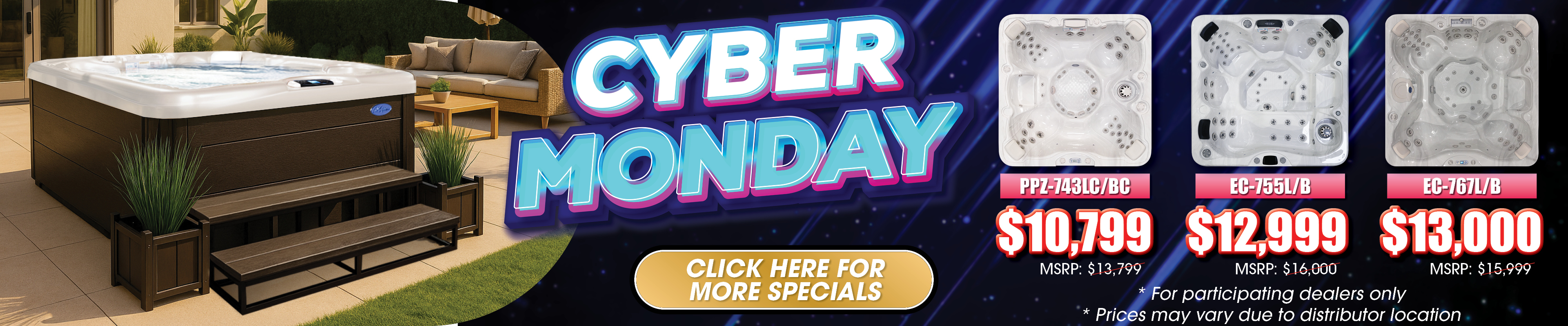 Calspas hot tub being used in a family setting - Kenosha