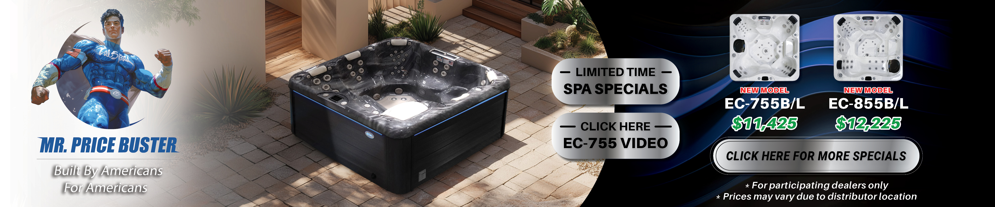 Calspas hot tub being used in a family setting - Kenosha